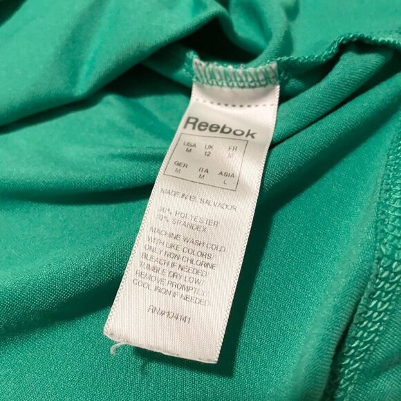 Reebok Shirt Long Sleeve Quarter Zip Womans Size Medium - Picture 10 of 16